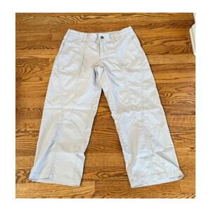 Patagonia Y2K Khaki Cropped Utility Mid-Rise Dry Wick Pant Sz 6